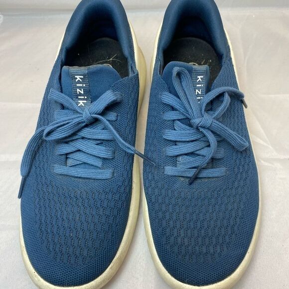 Kizik Roamer Tidepool Blue Knit Shoes Slip On Hands Free Mens Size 8 Womens 10 - Picture 5 of 7